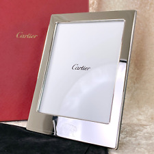Cartier Photo Frame Silver Wooden Panthere 7.5x5.75