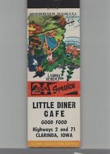 Matchbook Cover Little Diner Cafe Clarinda, IA picture