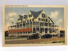 Postcard Seaside Home Cape May Point New Jersey Linen Unposted picture