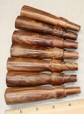 LOT OF 7 NEW ROSEWOOD SOCKET CHISEL HANDLES FOR TOOL RESTORATION picture