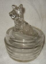 Scottish Terrier Glass Candy Jar  picture