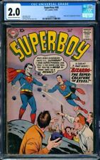 Superboy #68 (1958) | CGC 2.0 CR/OW | Origin & 1st Bizarro | DC KEY picture