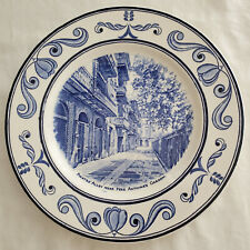 New Orleans Plate - Pirates Alley Pere Antoine's Garden - Exc. Cond. Crown Ducal picture