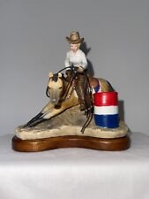 Vintage 1981 Ski Country Barbara Foss Mini Girl Barrel Racer Decanter With Stand picture