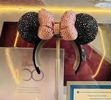 Disney 100 Years of Wonder Authentic crystal Minnie Mouse Ear Headband Limited picture