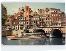 Postcard Singel, Amsterdam, Netherlands picture