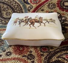 Ralph Lauren Polo Trinket Box Playing Card Holder Wedgwood Bone China England picture