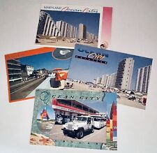 Set Of 4 Vintage Ocean City Maryland Postcards picture