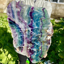 5.07LB Natural beautiful Rainbow Fluorite Crystal flake original stone specimen picture
