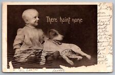 Postcard  Child & Dog UDB Pos 1907    F 2 picture
