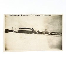 Frozen Howard Lake Pontiac RPPC Postcard 1920s Michigan Winter Snow Photo C3358 picture