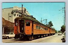 Chicago South Shore South Bend, Train, Transportation, Vintage Postcard picture