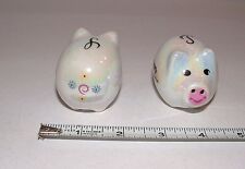 Pig Salt & Pepper Shakers, Ohio / Buckeye / Carnation, Age Unknown, pre-owned picture