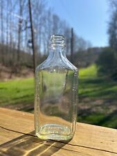 Vintage Clear Glass Duraglas Bottle, 6 1/2 inches tall. picture