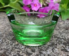 Green Heisey Glass YEOMAN Tub-Shaped Open Salt Dip, Cellar, Dish picture