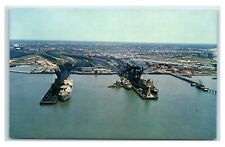 Postcard Newport News, VA deep water terminal B74 picture
