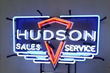 New Hudson Sales Service Beer Neon Light Sign 24