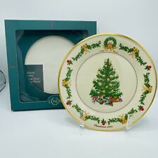 1995 Lenox Christmas Plate Austria The Fifth Christmas Tree 10.5
