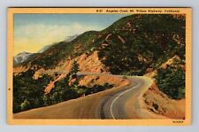 Mount Wilson Highway CA-California, Angeles Crest, Antique, Vintage Postcard picture