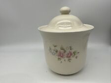 VTG Pfaltzgraff Tea Rose Canister with Lid picture