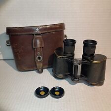 Rare WW2 Soviet USSR Binoculars 6X30 WWII Hammer and Sickle With Leather Case picture