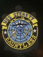 1950s 60s USN Navy Japanese Made USS Sterrett Ship Detachment Patch picture