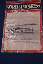 1918 World Progress Magazine,Steel Battle Plane War Department,April-May picture