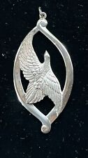 1974 Wallace Sterling Silver Peace On Earth Christmas Ornament picture