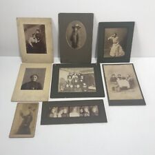 Antique Cabinet Card Photos 1920’s Lot Of Ladies/ Women 8 Cards picture