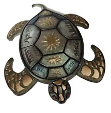 Resin Made Multi-color Sea Turtle- Meduim Size- Handmade picture