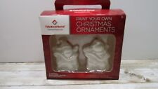 FABULOUS HOME Brand NEW Paint your  own Christmas Ornaments Set picture