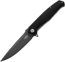 Bestech Knives Swordfish Pocket Knife Linerlock Black G10 Folding D2 Steel G03I picture