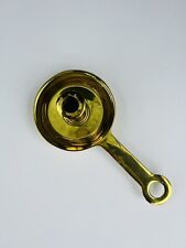 Brass  Colonial Williamsburg Brass Chamberstick - Long Handle Stamped CW 16-21 picture