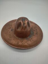 Vintage 1958 Copper Cowboy Hat/Sombrero Ashtray/Trinket Tray picture