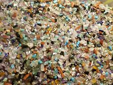 Mixed Gemstone Chips Nuggets No Hole Undrilled For Bottles Jewelry Gem 100 Grams picture