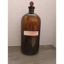 Formaldehyde McKallor Antique Bottle Pierce Glass Company Amber Brown Glass picture