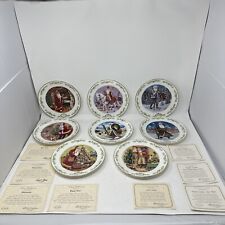 Lenox International Victorian Santas Plate Collection 1997-2004 w/ COAs EUC picture