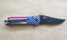 Benchmade 720 Pardue Manual Folder 154CM Limited Edition American Flag Handles picture