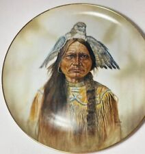 1979 Perillo “Chief Sitting Bull” Chieftain Series Collector's Plate. picture