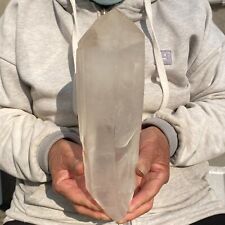 4.6lb Large Natural White Quartz Crystal Point Wand Rough Healing Specimen picture