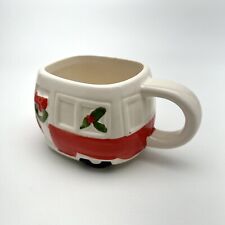 Christmas Camper Travel Trailer RV Coffee Eggnog Mug Chocolate Cup Christmas New picture