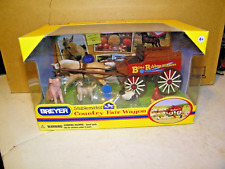 New Breyer Stablemate Mold #5933 COUNTRY FAIR WAGON 2012 COMPLETE SET picture