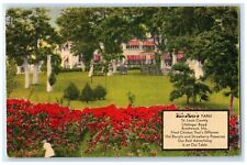 c1950's Van Horn's Farm Flowers St. Louis County Brentwood Missouri MO Postcard picture
