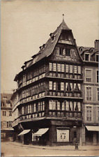 France, Strasbourg, Maison Kammerzell, vintage print, circa 1870 vintage print  picture