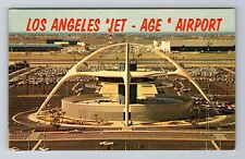 Los Angeles CA-California, International Airport, Antique Vintage Postcard picture
