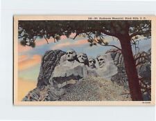 Postcard Mt. Rushmore Black Hills South Dakota USA picture