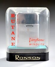 Vintage 1950's Ronson Varaflame Windlite Butane Lighter picture