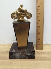 50's -60's Vintage Motorcycle Racing Trophy picture