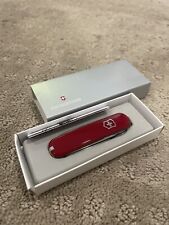 Victorinox Executive Discontinued 74mm Swiss Army Knife NOS New W/ Orange Peeler picture