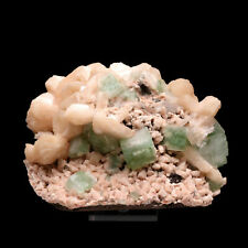 2.76lb Natural Green Apophyllite & zeolite Crystal Cluster Mineral Specimen picture
